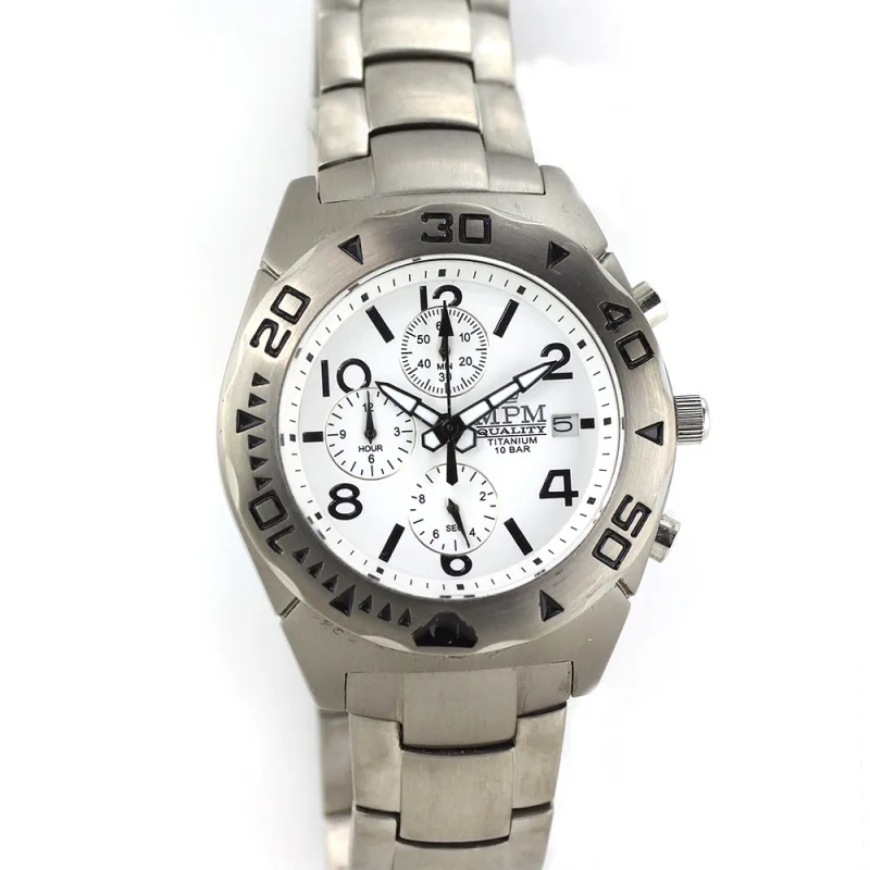 MPM Pánské titanové náramkové hodinky W01M.10338.A