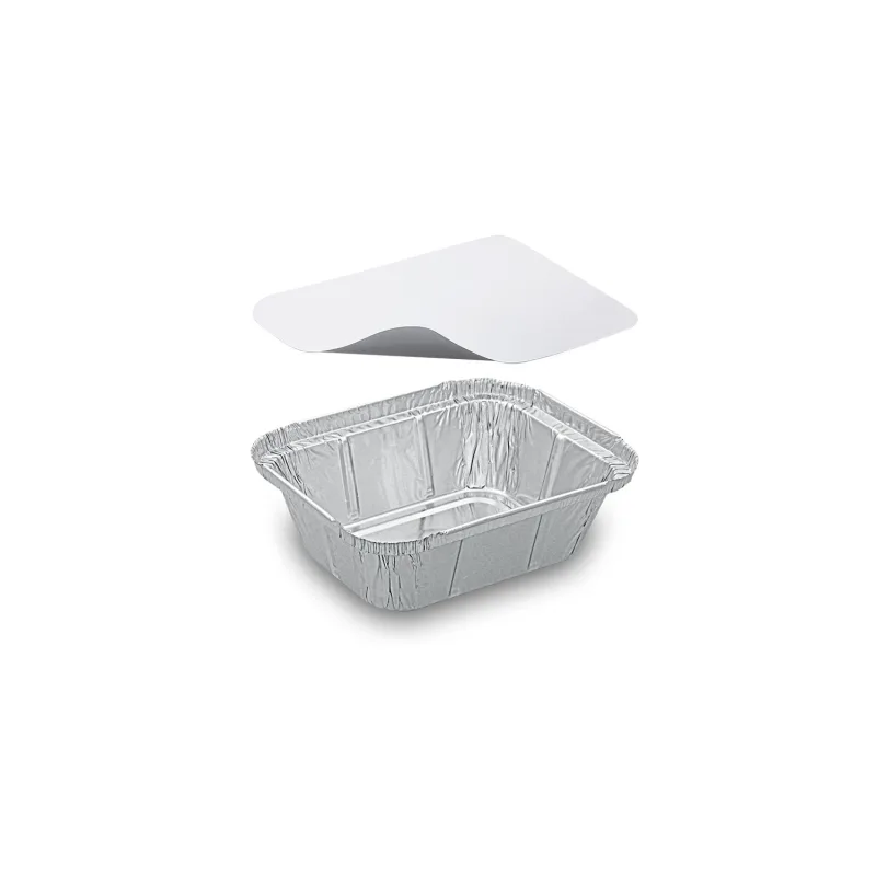 Miska hranatá ALU 250 ml včetně víčka [20 ks] (65025)