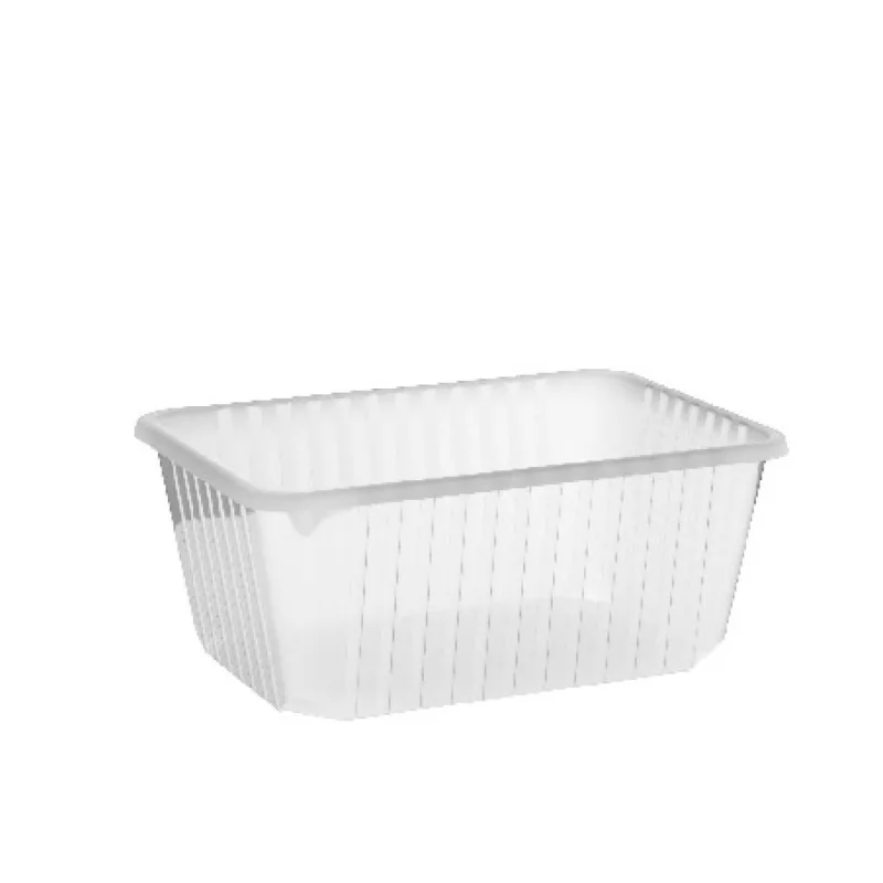 Vanička hranatá průhledná 1200 ml (PP) [50 ks] (77512)