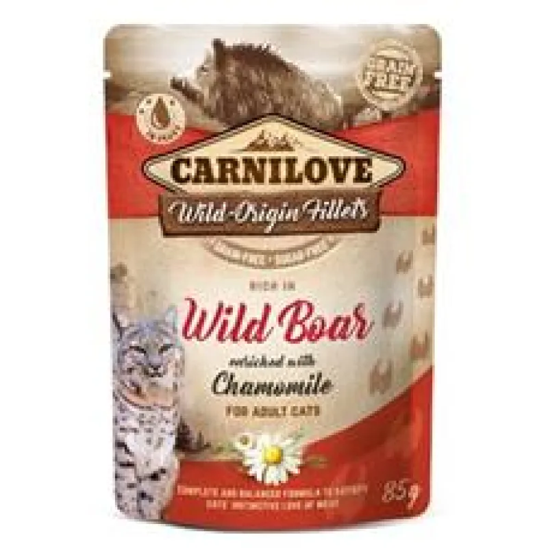 Carnilove Cat Pouch Wild Boar & Chamomile 85 g
