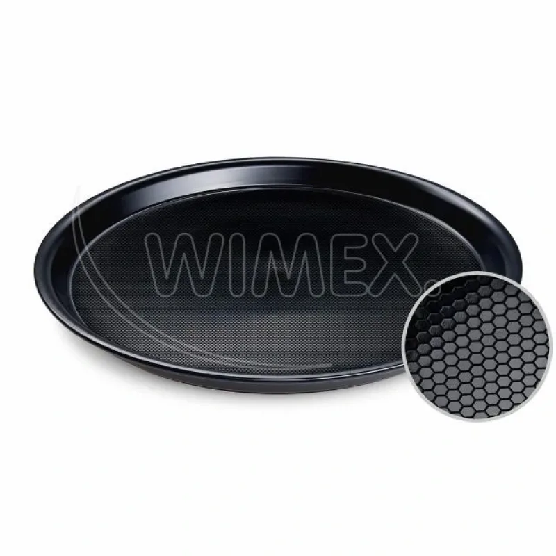 (Servírovací podnos (PS) Gastro protiskluzový kulatý černý Ø37 x 3 cm [1 ks] 74999)