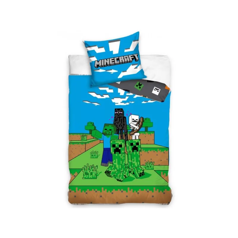 Detské obliečky Minecraft Mob Monsters 140x200/70x90 cm