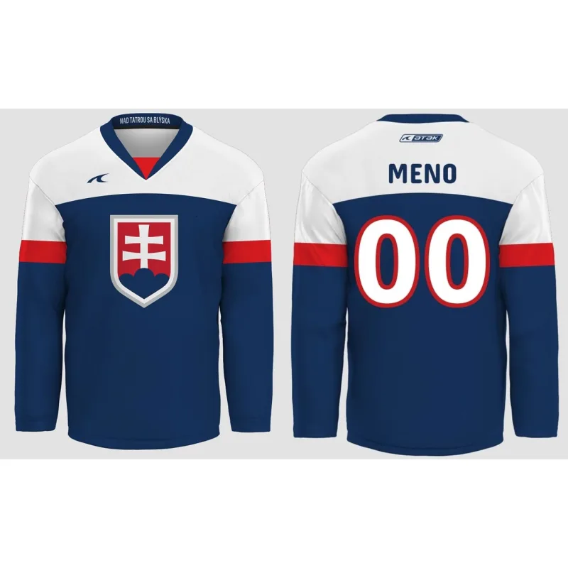 Slovakia Slovensko dres pánsky modrý s vlastným menom a číslom