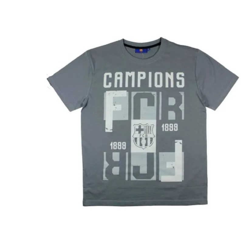 FC Barcelona tričko šedé pánske - SKLADOM