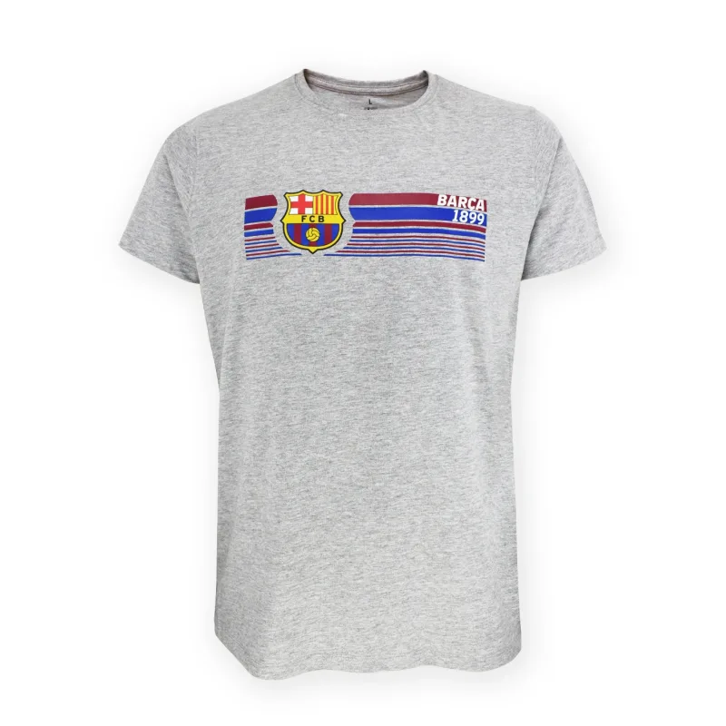FC Barcelona tričko šedé detské
