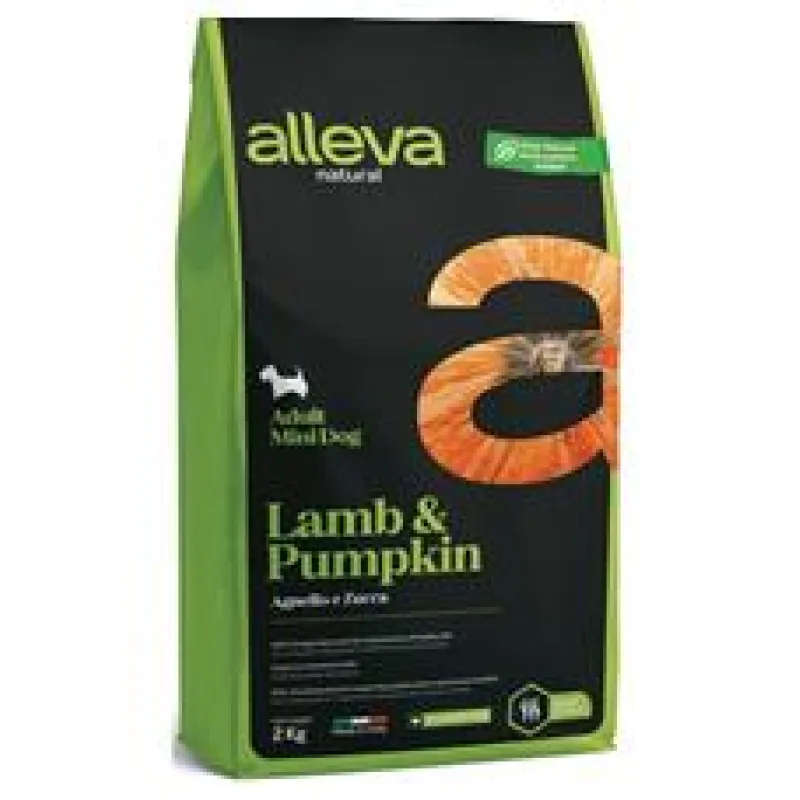 ALLEVA NATURAL Dog Dry Adult Lamb&Pumpkin Mini 2 kg