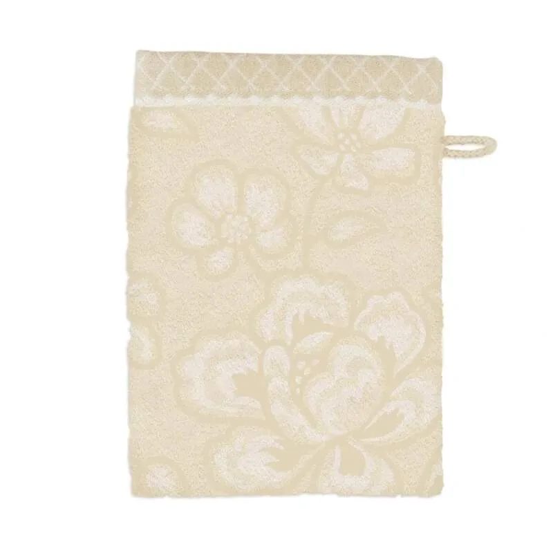 Pip Studio Jasmine Jacquard bavlněná froté žínka písková 16x22 cm