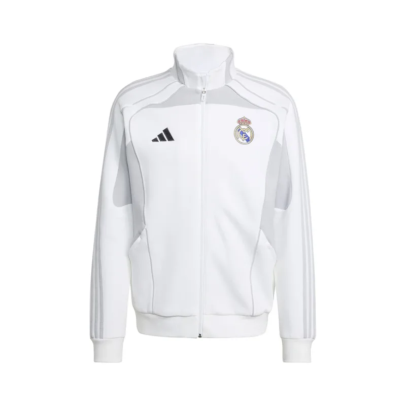 Adidas Real Madrid mikina / bunda biela pánska 2025-2026
