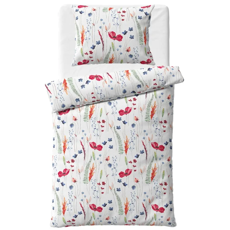 Bavlnené obliečky Rozkvitnutá Lúka 140x200/70x90 cm
