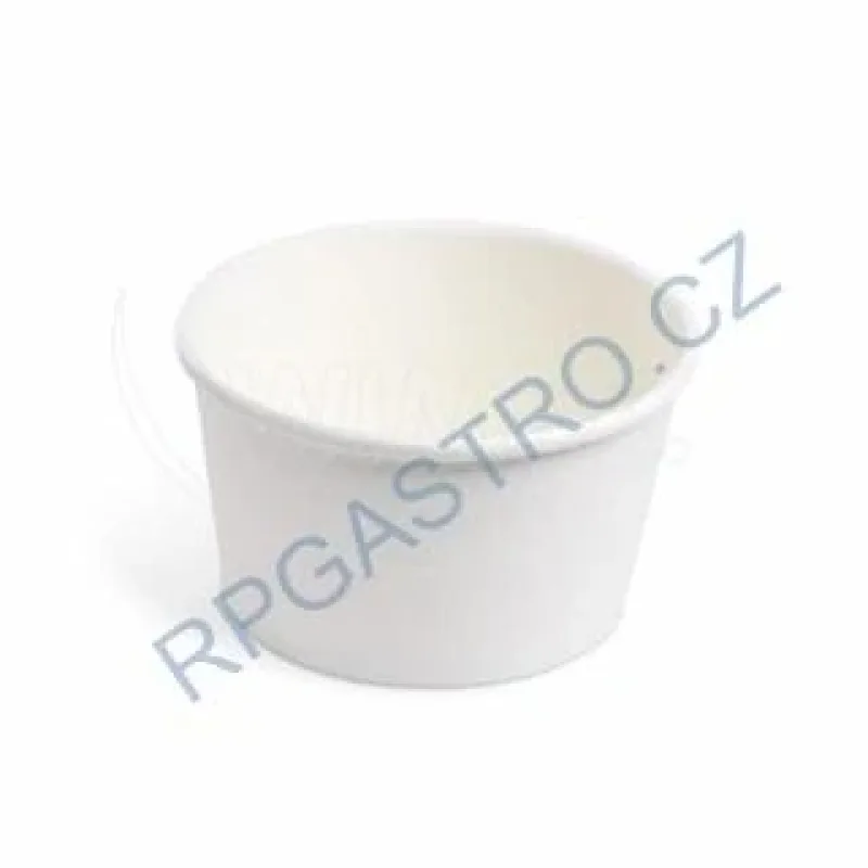 Papírové misky (PAP/PE) bílé Ø115mm 350ml `S` [50 ks] (76935 - P8A,1C,E64)