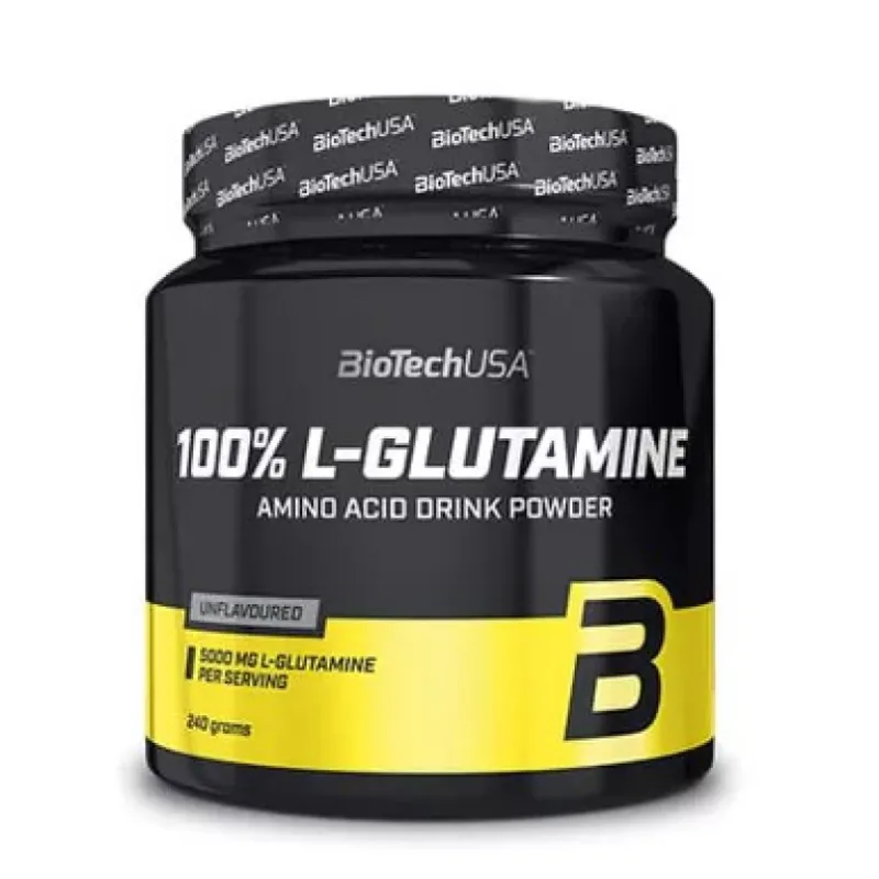 100% L-Glutamine 240 g - BioTech USA