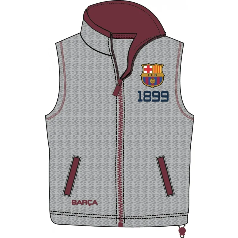 FC Barcelona vesta šedá detská - SKLADOM