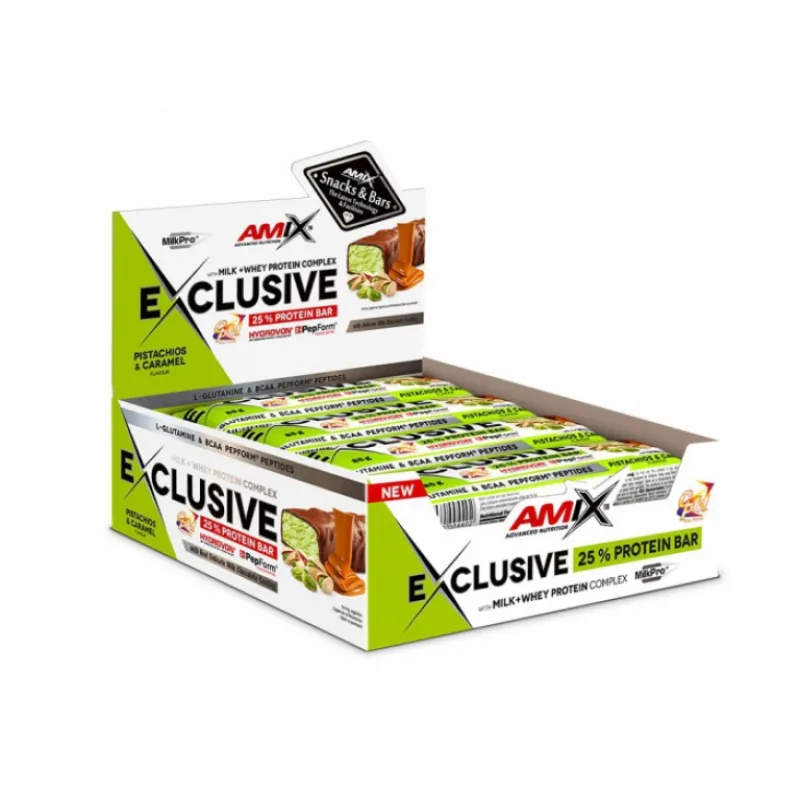 Exclusive Protein bar 85 g - Amix Príchuť: Dvojitá belgická čokoláda