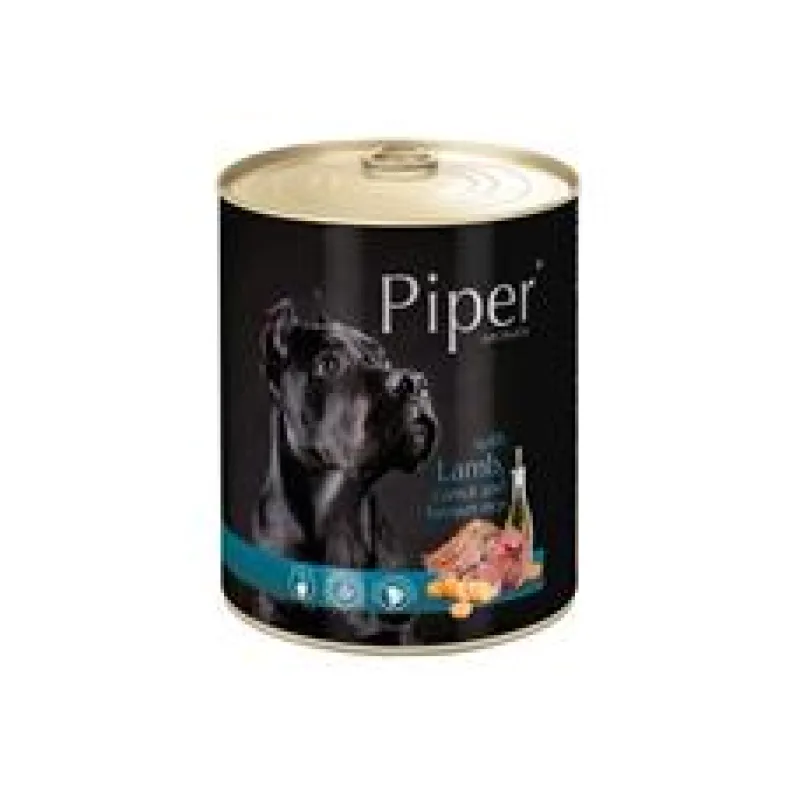PIPER s jehněčím, mrkví a rýží, konzerva pro psy 400g