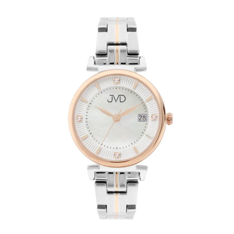 JVD Dámské rose gold náramkové hodinky JVD JG1030.2