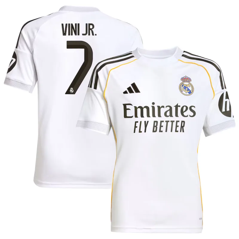 Adidas Real Madrid Vinícius Júnior dres detský (2025-2026) domáci