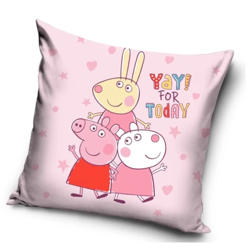 Detský vankúšik Prasiatko Pepina Kamarátky Zuzka a Rebeka 40x40 cm