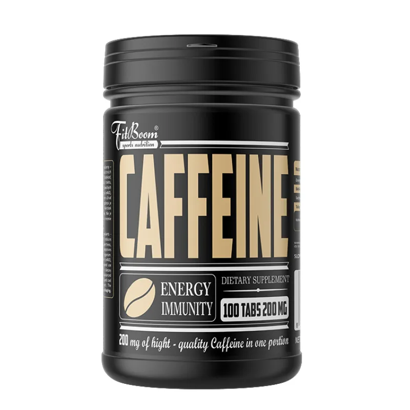 Kofeín 200 mg 100 tabliet - FitBoom