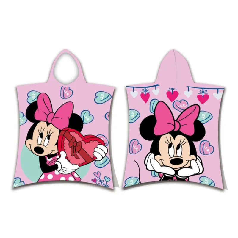 Detské pončo Pončo Minnie Pink 03 50x115 cm