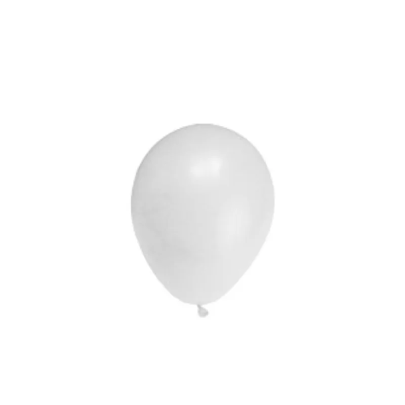 Nafukovací balónky bílé M [10 ks] (53100 - 6C)
