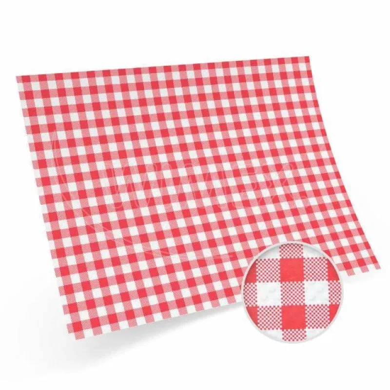 Papírové prostírání Karo červené 40 x 30 cm [200 ks] (70151)