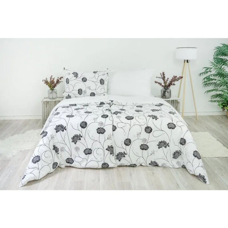 Stanex obliečky 100% Bavlna Astra čierno-biela 70x90 cm