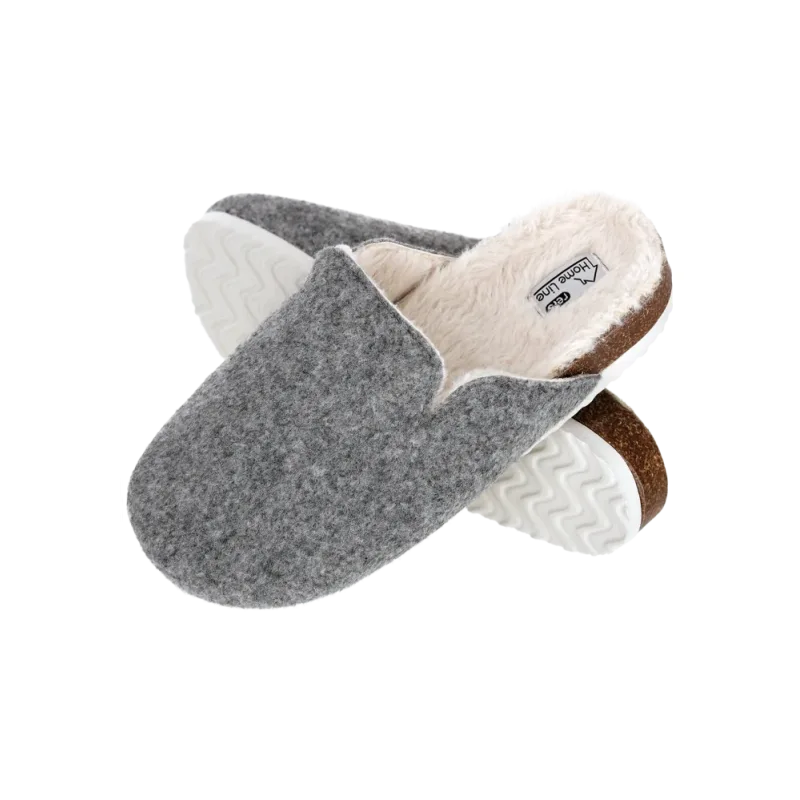 Reis SLIPCORK papuče sivé