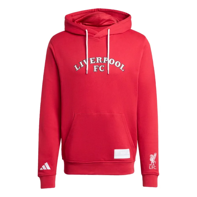 Adidas Liverpool FC mikina červená pánska 2025-2026