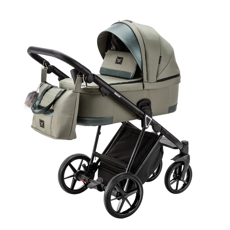 Adamex kočík 2v1 GALLO - olive