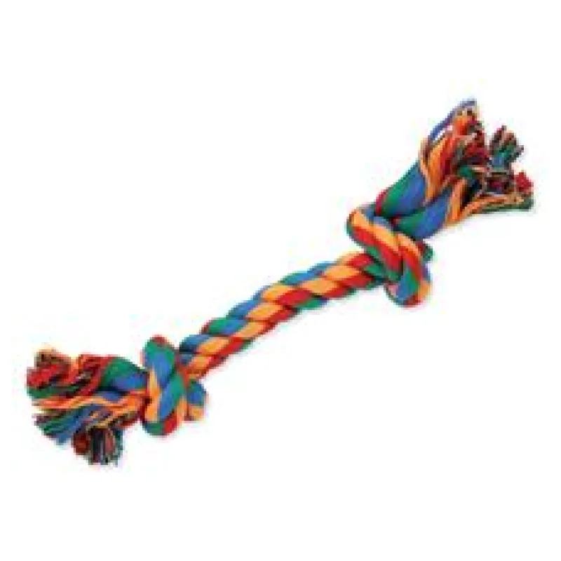 Uzel DOG FANTASY bavlněný barevný 2 knoty 30 cm
