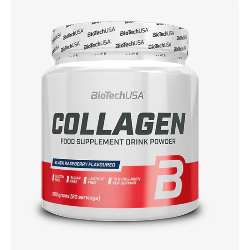 Collagen - 300 g - BioTech USA Príchuť: Čierna malina