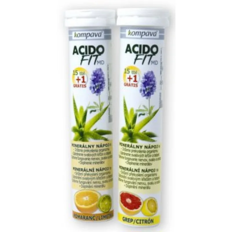 AcidoFit 16 tabliet - Kompava Príchuť: Grep