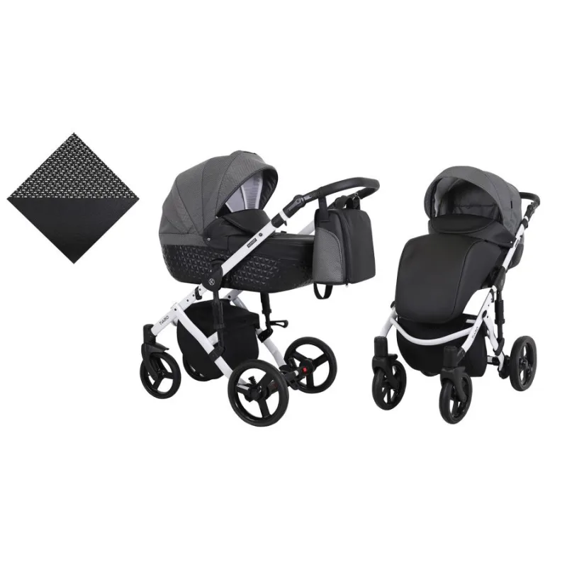 Kočík Kunert Tiaro white frame 2v1 - 06