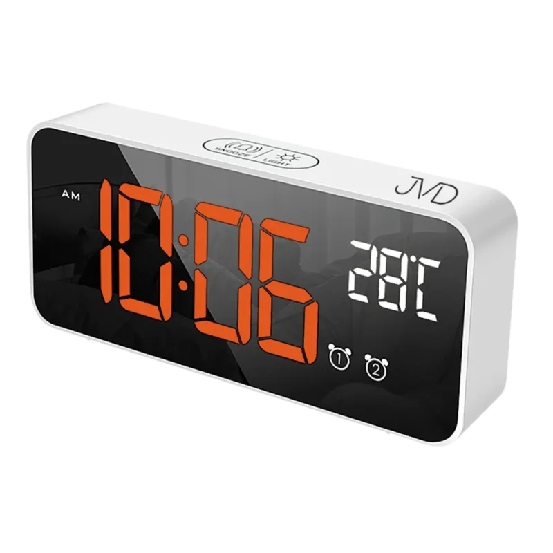 JVD DIgitální budík do sítě s červenými číslicemi JVD SB8005.2