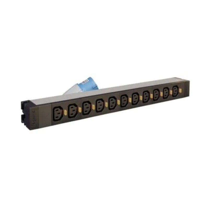 Legrand LCS3 19" PDU 1U 12 x C13 IEC 60320 standard with 3m power supply…