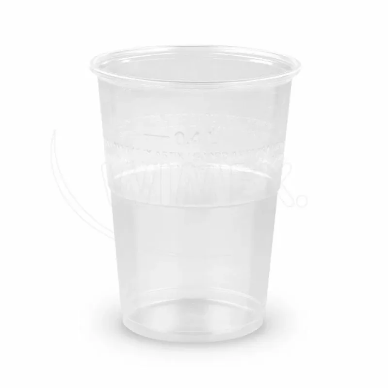 Kelímek průhledný 0,4 l -PP- (Ø 95 mm) [50 ks] (73224)