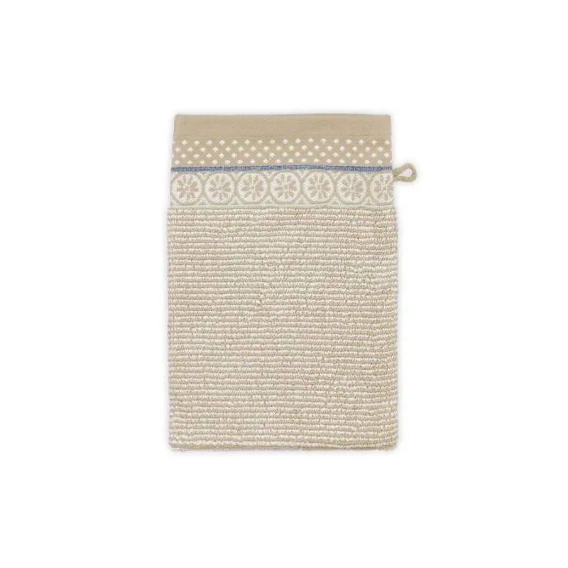 Pip Studio Soft Zellige bavlněná froté žínka khaki 16x22 cm