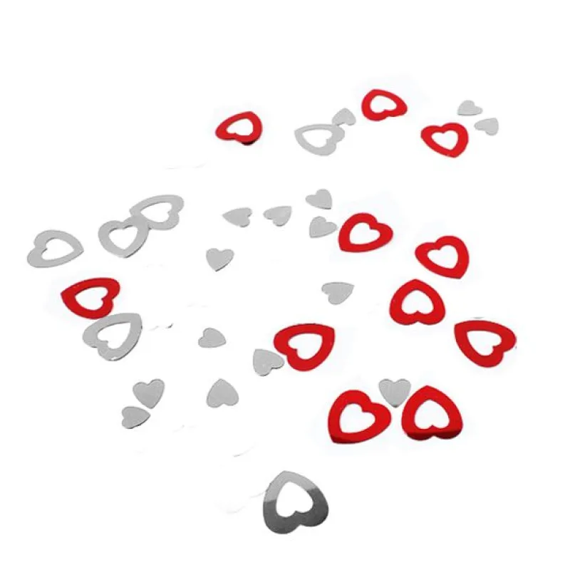 Konfety lesklé SRDCE [15 g] (66811 - 6C)