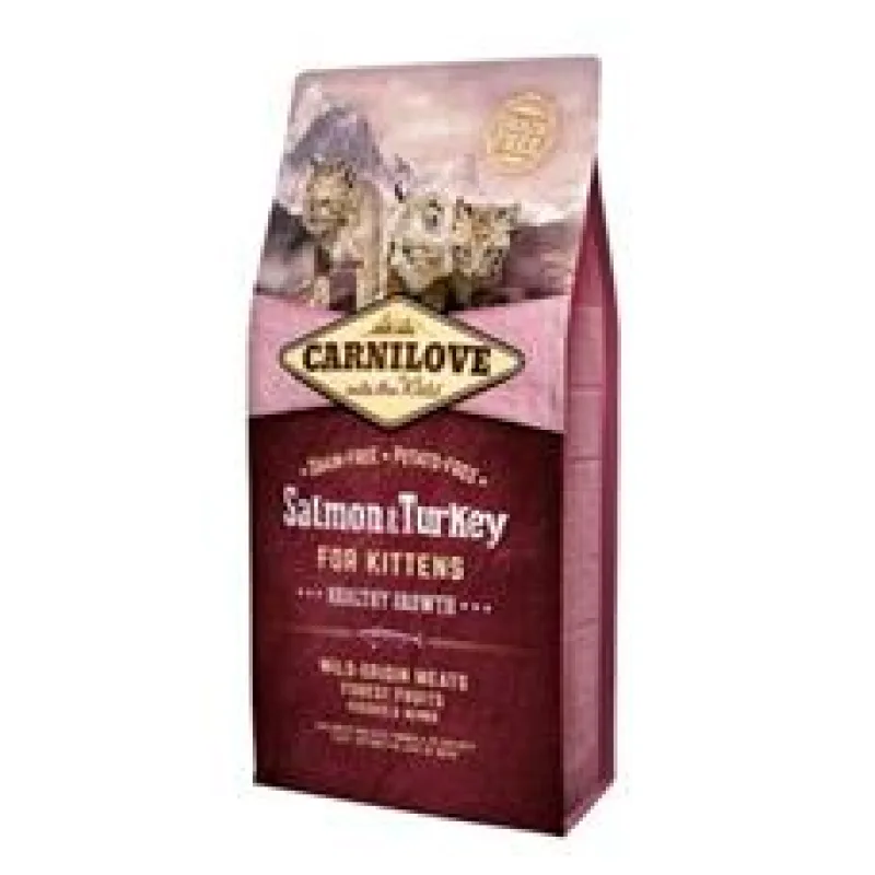 Carnilove Cat Salmon & Turkey for Kittens 6 kg