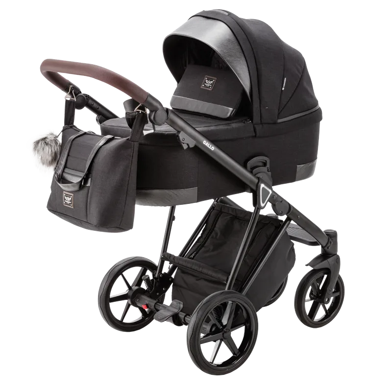 Adamex kočík 2v1 GALLO - jet black