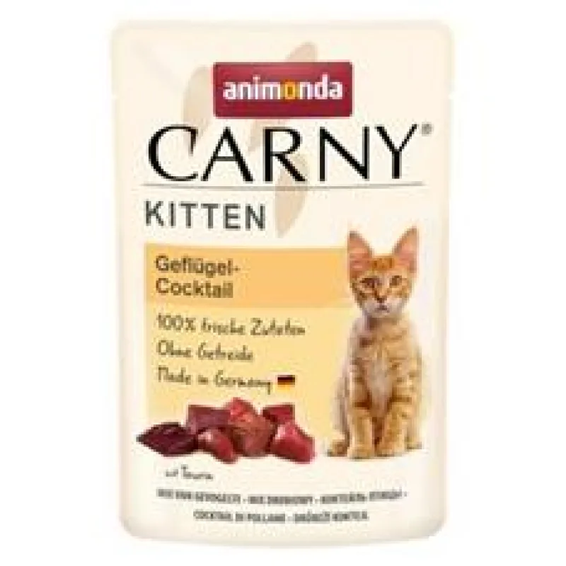 Carny Kitten drůbeží koktejl, kapsička pro koťata 85 g