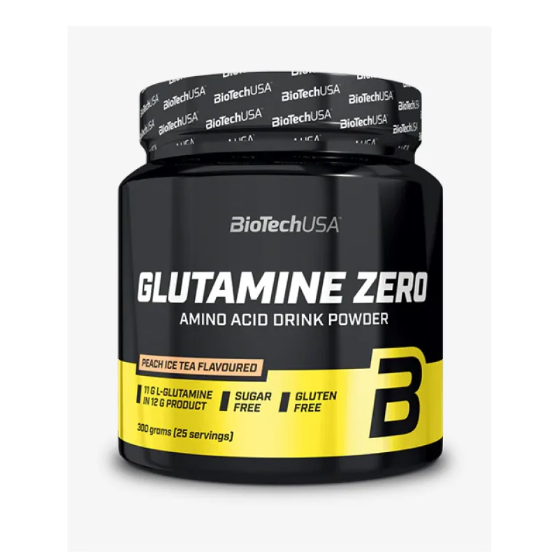 Glutamine Zero - 300 g - BioTech USA Príchuť: Broskyňový ľadový čaj