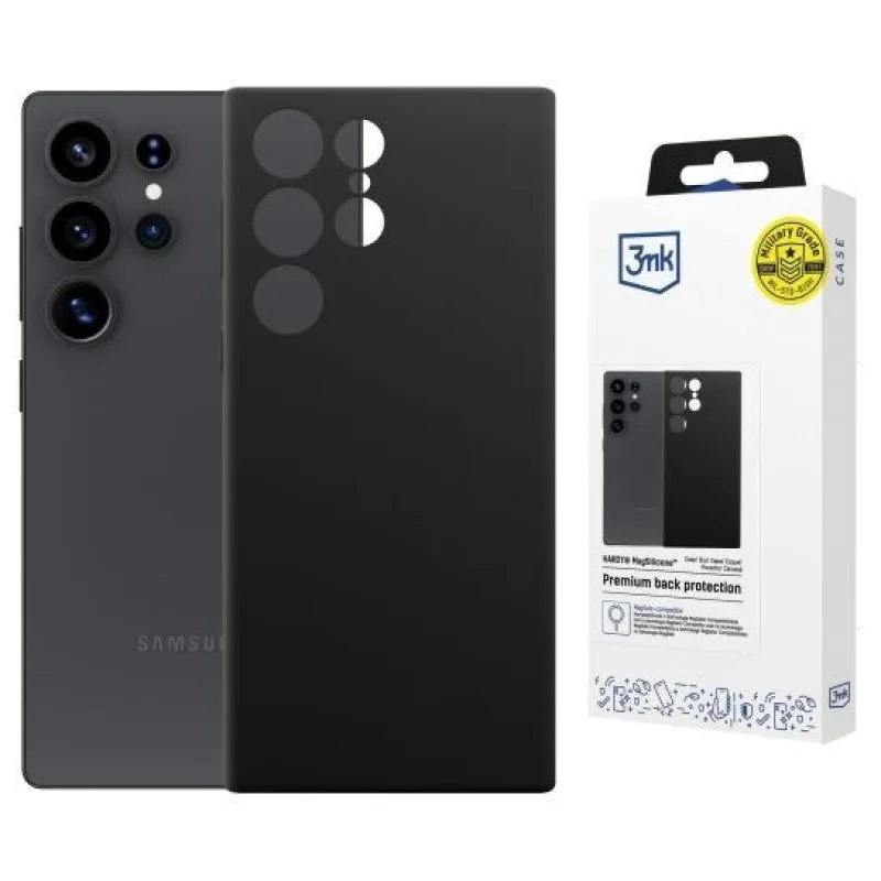 3mk ochranný kryt HARDY MagSilicone pro Samsung Galaxy S24 Ultra Black…