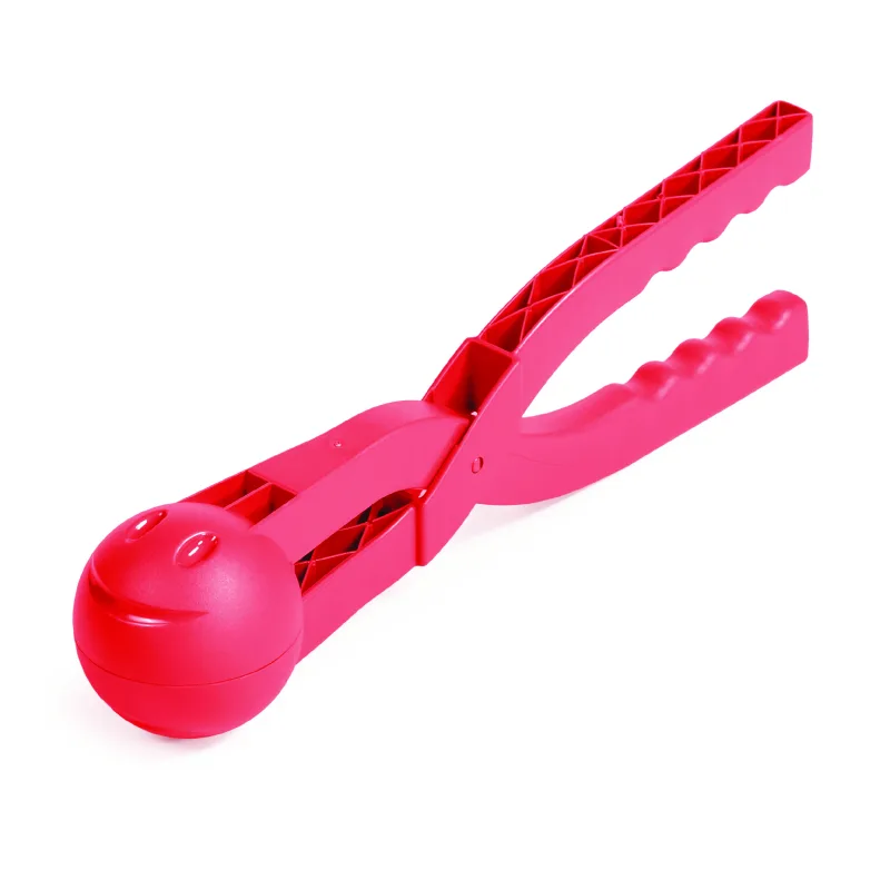 Prosperplast s.r.o. Výrobník snehových gulí SNOWBALLEE 1 červený s motívom smajlíka