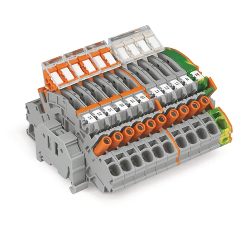 Bloky skratovacích svoriek WAGO 2007-8873 pre 3 transformátory prúdu a napätie; 6,00 mm2