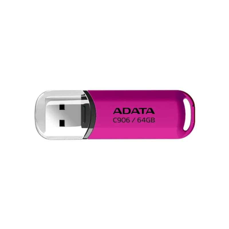 ADATA C906/ 64GB/ USB 2.0/ USB-A/ Ružová AC906-64G-RPP