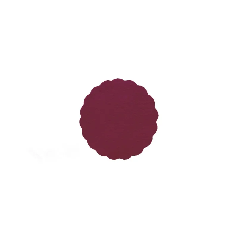 Rozetky do podšálku PREMIUM Ø 9 cm bordové [500 ks] (89908)