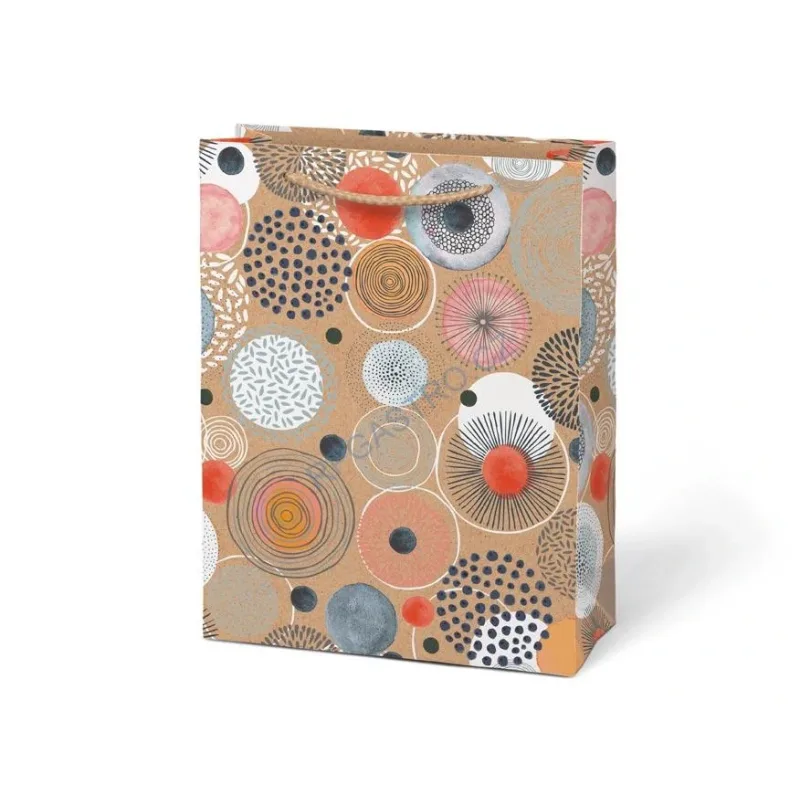 Papírová taška dárková vel.M KRAFT motiv 3, 190x250x90 mm (5251454.3)