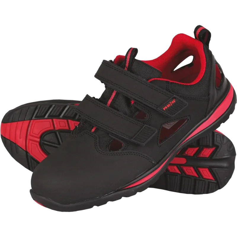 Reis VAN SB SRA sandále čierna/červená 36-48