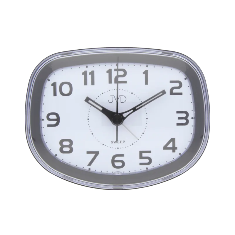 JVD Netikající tichý analogový budík JVD SRP865.1 s LED podsvícením